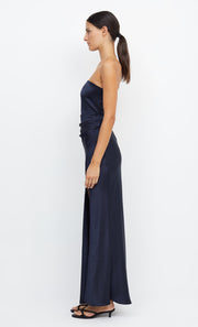 Dreamer Strapless Maxi Bridesmaid Dress in Ink by Bec + Bridge