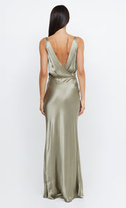 TI AMO V MAXI DRESS - SAGE