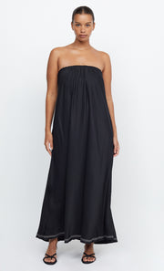 TILLIE STRAPLESS MAXI DRESS - BLACK