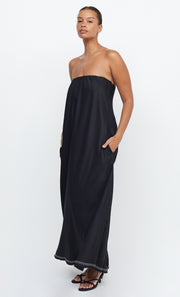 TILLIE STRAPLESS MAXI DRESS - BLACK