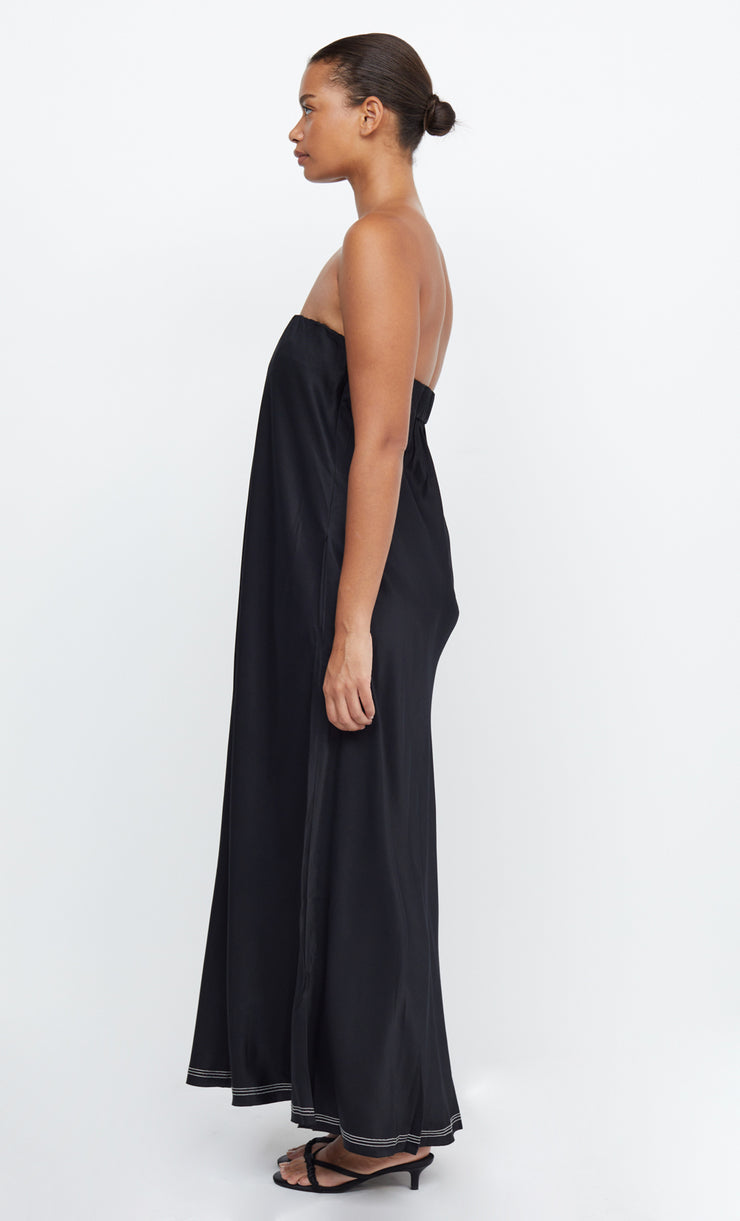 TILLIE STRAPLESS MAXI DRESS - BLACK