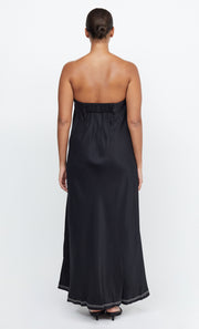 TILLIE STRAPLESS MAXI DRESS - BLACK