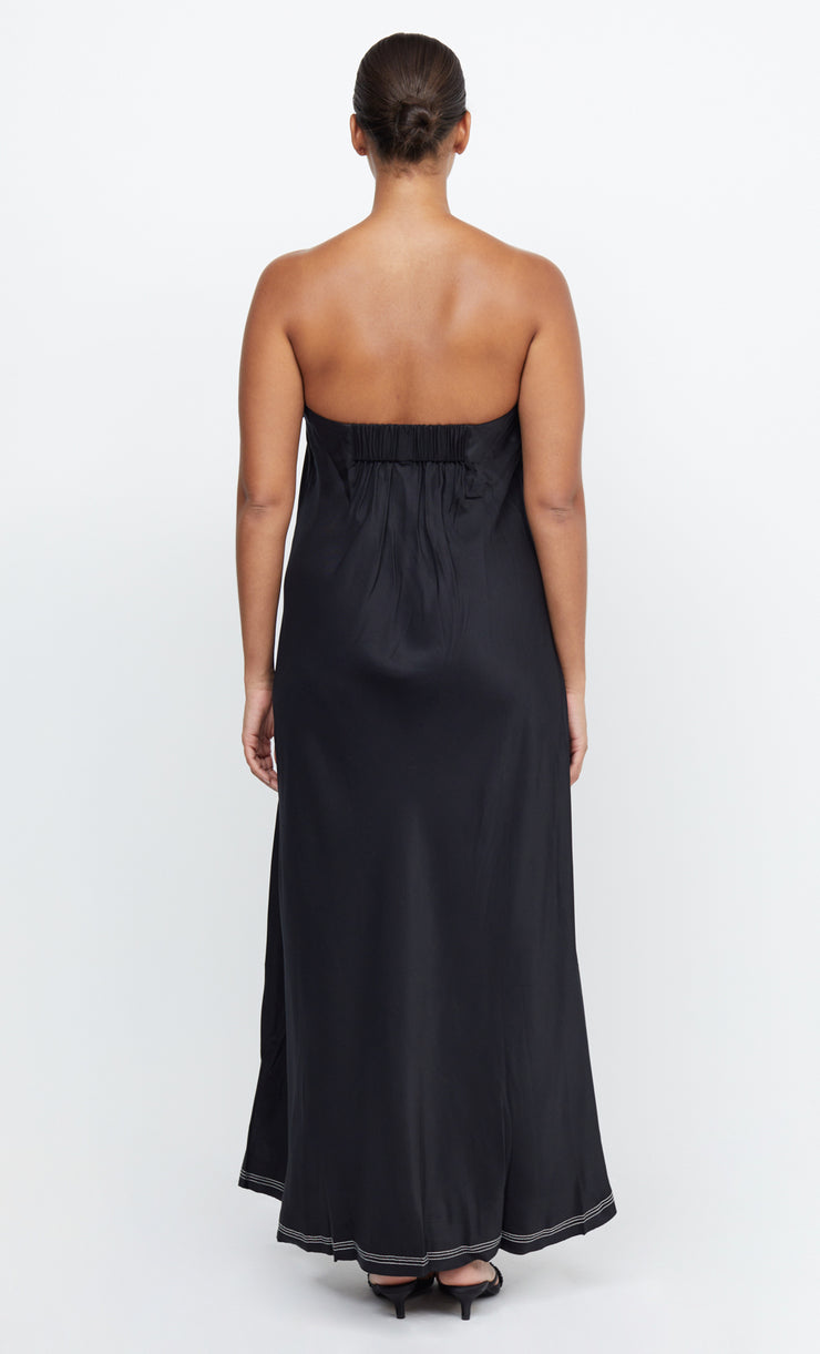 TILLIE STRAPLESS MAXI DRESS - BLACK