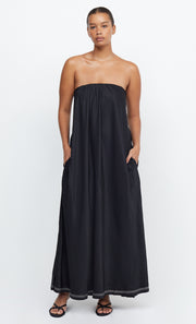 TILLIE STRAPLESS MAXI DRESS - BLACK