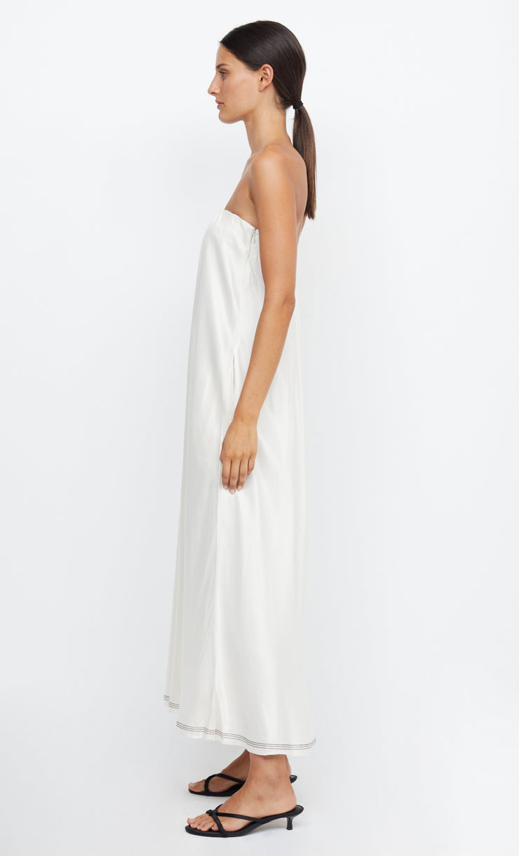 TILLIE STRAPLESS MAXI DRESS - IVORY