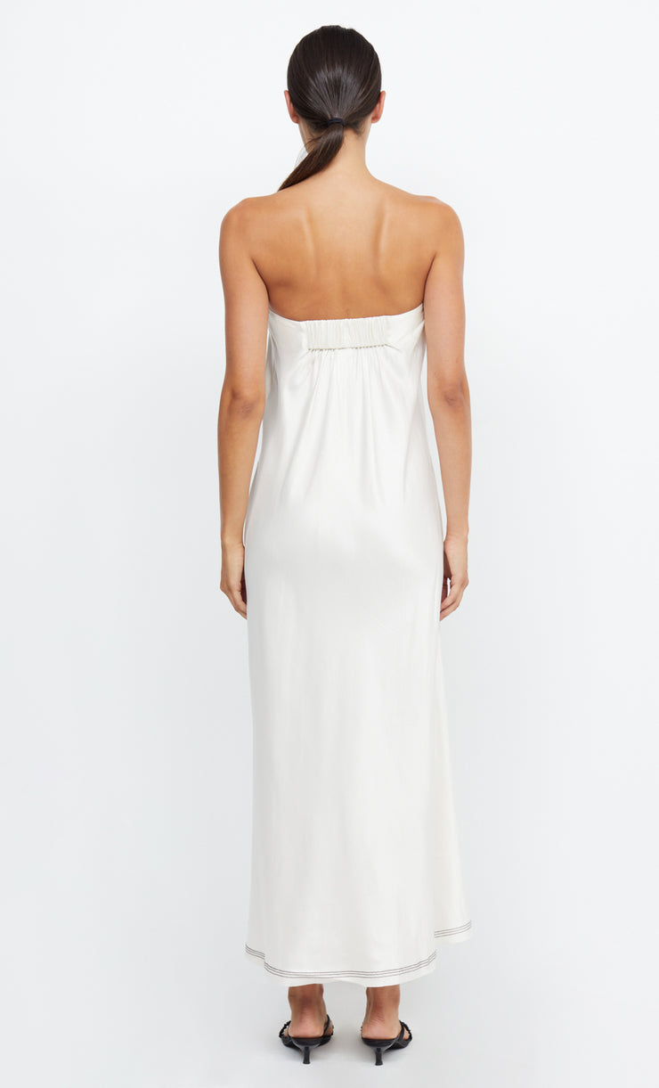 TILLIE STRAPLESS MAXI DRESS - IVORY